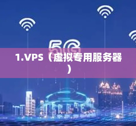 1.VPS（虚拟专用服务器）